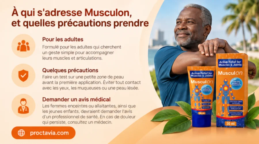Musculon — tube et boîte, crème pour adultes