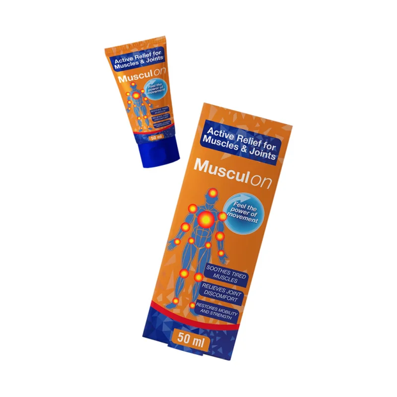 Musculon — tube et boîte, gamme complète 50 ml